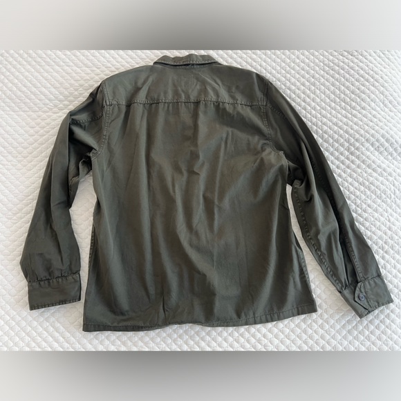 Hugo Boss Men's Military Green Combat Shirt (Large) - Picture 7 of 16